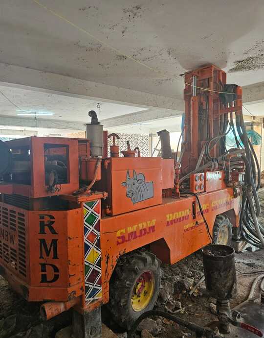 Drip irrigation borewell drilling, Low-cost borewell for farms Maragondanahalli